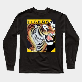 Tigers Sports Team Design Long Sleeve T-Shirt